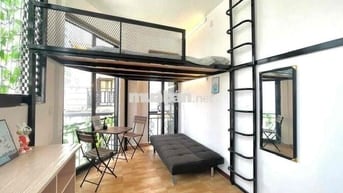 CHO THUÊ STUDIO GÁC LỬNG BAN CÔNG FULL NỘI THẤT NGAY TRUNG TÂM QUẬN 1
