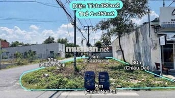 Lô góc 2mt 180m2(6x30)full thổ Đ.Trần Tử Bình trung tâm Chợ Việt Kiều