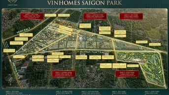 Nhà mặt phố 4 tấm Vinhomes Sài Gòn Park giá chỉ từ 3 tỷ mấy