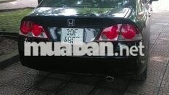 Honda Civic 2007 Đen Ghế da