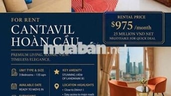 Hàng hiếm! Cantavil Hoàn Cầu 3pn