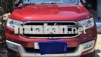 Ford Everest Titanium 2016 7 chỗ Đỏ chính chủ.
