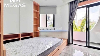 CHO THUÊ CĂN HỘ 1PN, BANCONG, CỬA SỔ FULL NỘI THẤT CẠNH CHỢ BÀ CHIỂU