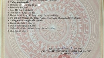 BÁN NHÀ MẶT TIỀN NGUYỄN THỊ THẬP