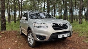 Hyundai Santafe 2011 Bạc 124xxx km