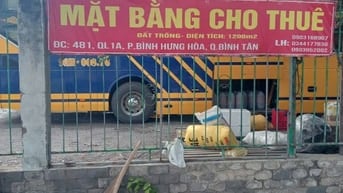 Mặt bằng đất trống cho thuê MT số 481 QL1A, P.BHH, Bình Tân