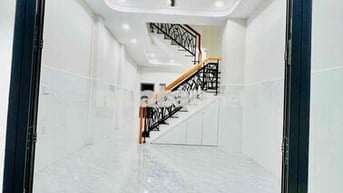Cho Thuê Nhà Mới Xây 100% DT 100m2 1Trệt 1Lầu 2Pn 2Wc Hẻm Xe Tải