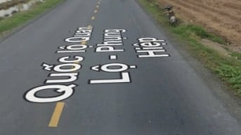 Đất thổ cư. Mặt tiền QL Phụng Hiệp, xã Phước Long, Bạc Liêu