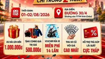 🚨 THU XE CŨ – ĐỔI XE MỚI, ƯU ĐÃI CỰC KHỦNG CHỈ 2 NGÀY! 🔥 