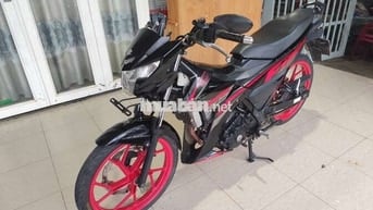 Suzuki Satria 2019 Đen Đỏ 62mm