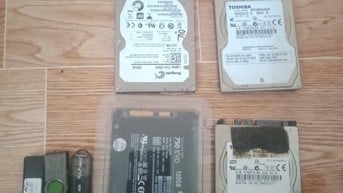 Cần thanh lý một số ổ cứng SSD, HDD và USB