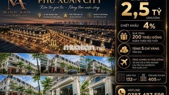 PHÚ XUÂN CITY - Kiến tạo chuẩn sống mới, nâng tầm giá trị đầu tư.