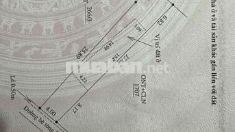 BÁN ĐẤT THỔ CƯ TẠI XÃ ĐẠI LỘC TP ĐÀ NẴNG