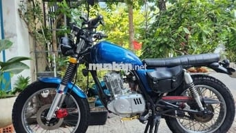 Xe máy độ Suzuki GN125 Xanh Số sàn