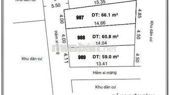 Bán 3 lô F0 ngay chợ Hiệp Bình. Chỉ từ 5.35 tỷ/lô
