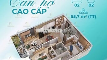 Chỉ còn 01 CĂN HỘ 2PN ECOPALACE BUÔN MA THUỘT tầng cao, giá vat 2,6 tỷ