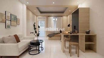 CHDV full nội thất studio ban công, cửa sổ, máy giặt riêng mới 100%