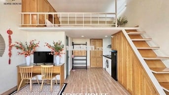 Cho thuê căn hộ duplex rộng thoáng, trần cao ngay kdc HimLam, sát tdtu