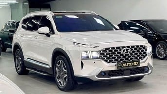 Hyundai Santafe 2022 Premium Cao Cấp Trắng