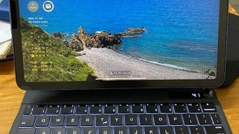 Ipad air 5 64gb xanh + phím + bút