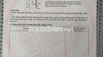 Bán lô góc đẹp đường Thạnh Xuân 52, Phường Thới An