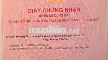 🔥 CHỈ 830 TRIỆU – SỞ HỮU NGAY ĐẤT THỔ CƯ VIEW ĐẸP TẠI TP. LONG KHÁNH