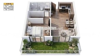 Căn Sân Vườn 98m2 FourS Tower Chỉ 2.7 tỷ - Chiết khấu 24% 