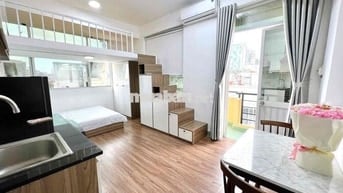 PHÒNG GÁC 2 CHỖ NẰM + BAN CÔNG FULL NỘI THẤT NGAY ETOWN CỘNG HOÀ