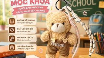 Móc khóa đáng yeu có thể mang balo cặp 