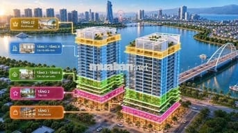 Bán Căn 1BR+/59m2 S-Light View Sông, Nội khu - Giá TTS 2.8 tỷ 