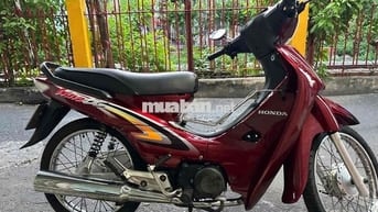 Honda Wave Anpha 2020 lốc đen chữ cong Đỏ