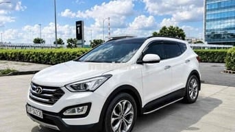 Hyundai Santafe 2015 Full xăng 2 cầu Tự động Trắng