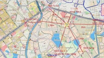 BÁN NHÀ 2 MẶT PHỐ CHÍNH TRUNG TÂM VÀNH ĐAI 2  – GIÁ 500TR/M2.