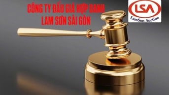 Công ty Đấu giá hợp danh Lam Sơn Sài Gòn THÔNG BÁO ĐẤU GIÁ TÀI SẢN