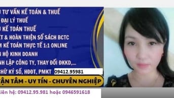 Nhận Báo cáo thuế sổ sách quyết toán thuế từ 500k/ tháng