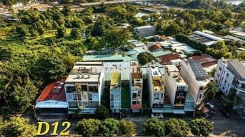Bán nhà 1 trệt 3 lầu đường D12 khu dân cư D2D