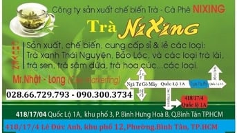 Cần hợp tác cung cấp sỉ trà ướp hương trà nguyên liệu cho các cở sở SX