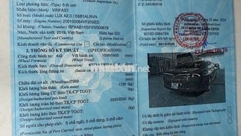 VinFast LUX A2.0 Base 2019 Đỏ 71000 km