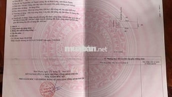 Chính chủ cần bán gấp nền đất QL13 Bình Long - Bình Phước
