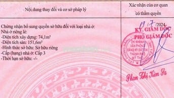 Nhà cấp mới xây, giá thỏa thuận