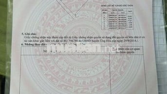 Bán mảnh đất lô góc đường ô tô huyện Ứng Hòa, Hà Nội