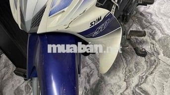SYM Elegant 50cc Xanh Trắng