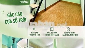 PHÒNG CÓ GÁC & CỬA SỔ TRỜI SIÊU RẺ- CHỈ 2.1TR- GẦN BV 175, SÂN BAY TSN