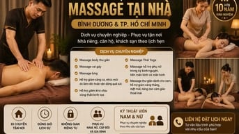 Massage Tại Nhà TP.HCM & Bình Dương - KTV Nam/Nữ Phục Vụ Tận Nơi