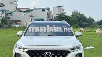 Hyundai Santa Fe 2018 Htrac đặc biệt Xăng Trắng