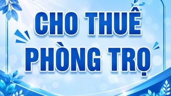 BẢN TIN CHO THUÊ PHÒNG TRỌ VÕ VĂN TẦN - PHƯỜNG BÀN CỜ (P.5 Q.3 cũ)