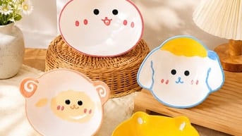 Bộ Bát Sứ Decor Hình Thú Dễ Thương Cho Bé - Góc Sứ Nhỏ