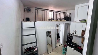 cho thuê căn hộ gác 2 phòng ngủ ( 1 kín, 1 hở ), 2wc full nt may giat
