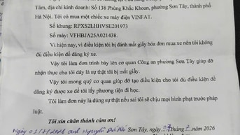 THẤT LẠC ĐĂNG KIỂM XE MÁY ĐIỆN