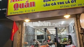 Cho thuê mặt bằng  Đường Hoàng Diệu Phường 13 Quận 4